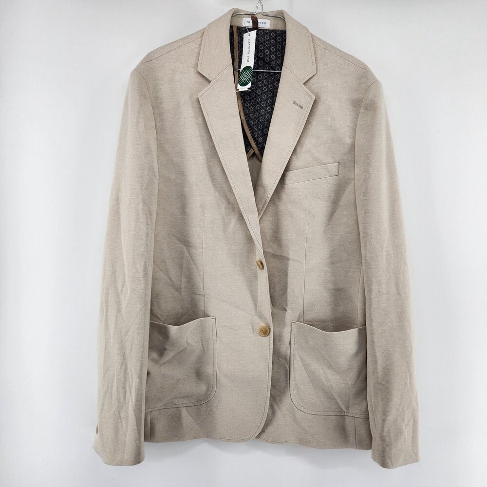 7 DIAMONDS Men's Medium Tan Hamilton Blazer NWT